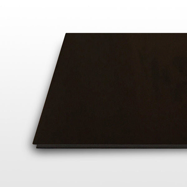 urushi black elongated sheet metal plate