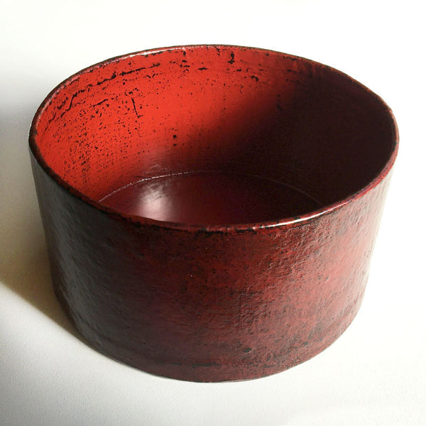 urushi Negoro lacquer slop bowl