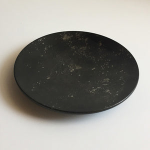 urushi quarter coat round flat plate