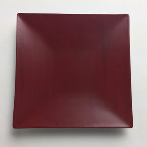 urushi dry lacquer square plate