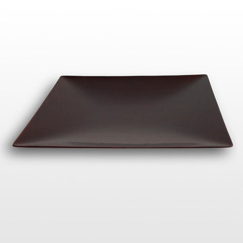 urushi dry lacquer square plate