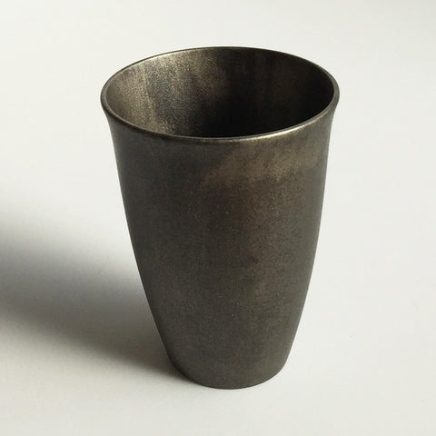 urushi  shibuichi  sakecup