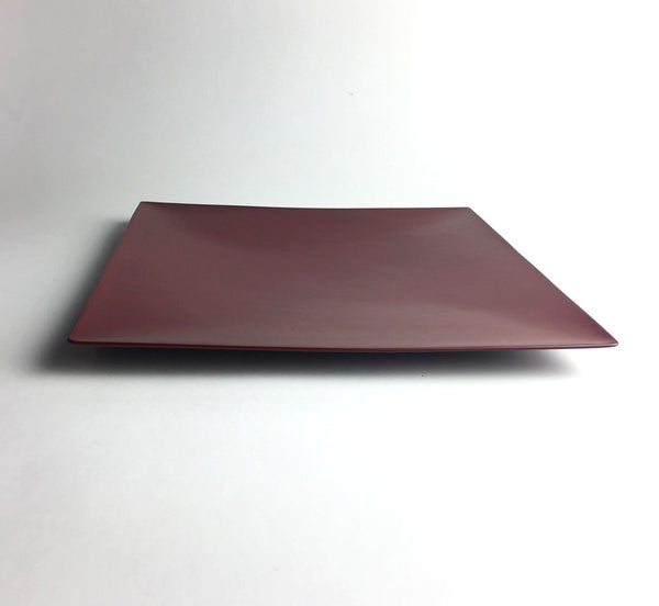 urushi dry lacquer square plate