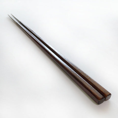 urushi Chamfered chopsticks lacquer silver