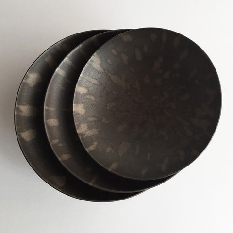 urushi Quarter coat plate large, medium and small size 3-piece set