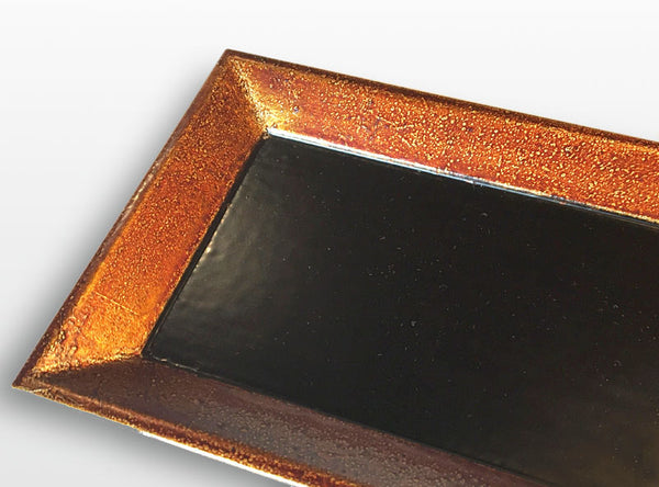 urushi  sandalwood-painted tray