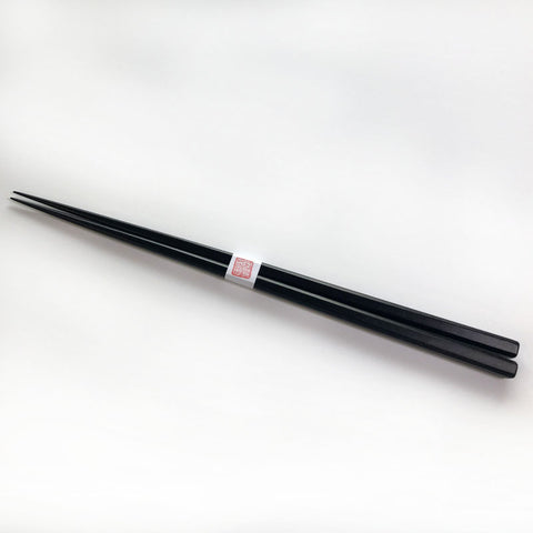 urushi Chamfered chopsticks slide Black (L)