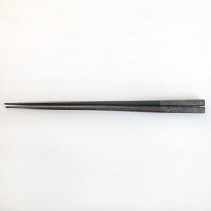 urushi black lacquered tin-coated chopsticks